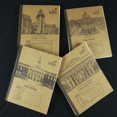 300 Page Premium Off White Spiral Note khata (KS300.A) | Talent Stationery