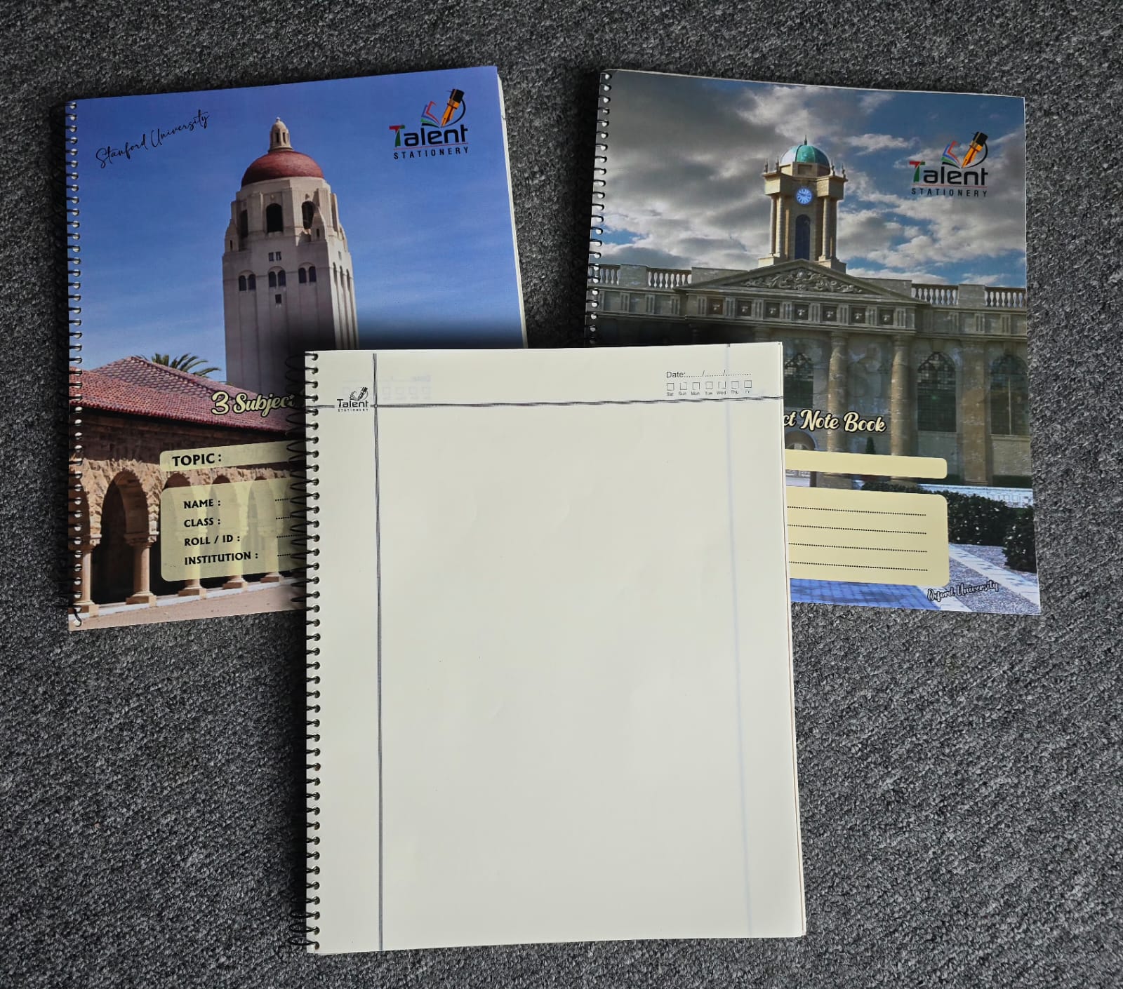 300 Page Premium Off White Spiral Note khata (KS300.A) | Talent Stationery